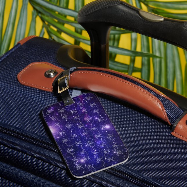 Etiqueta Para Maletas Astronauta (Anverso In situ 1)