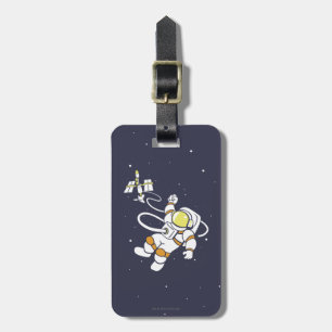 Etiqueta Para Maletas Astronauta