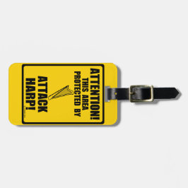 Etiqueta Para Maletas Atacar arpa