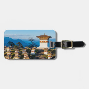 Etiqueta Para Maletas Atardecer en el paso de Dochula - Bután, Himalaya