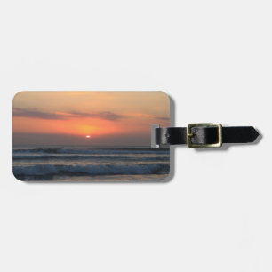 Etiqueta Para Maletas Atardecer tropical