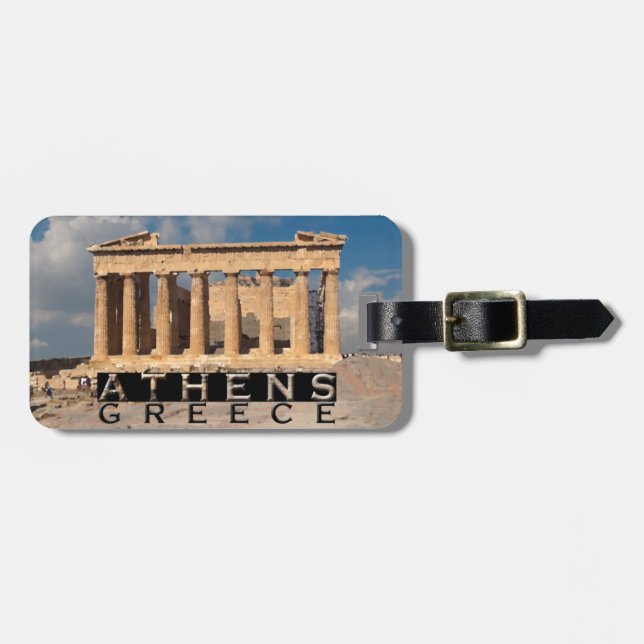 Etiqueta Para Maletas Atenas (Frente Horizontal)