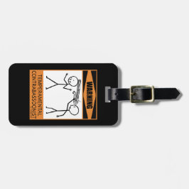 Etiqueta Para Maletas ¡Atención! Contrabasonista temperatura