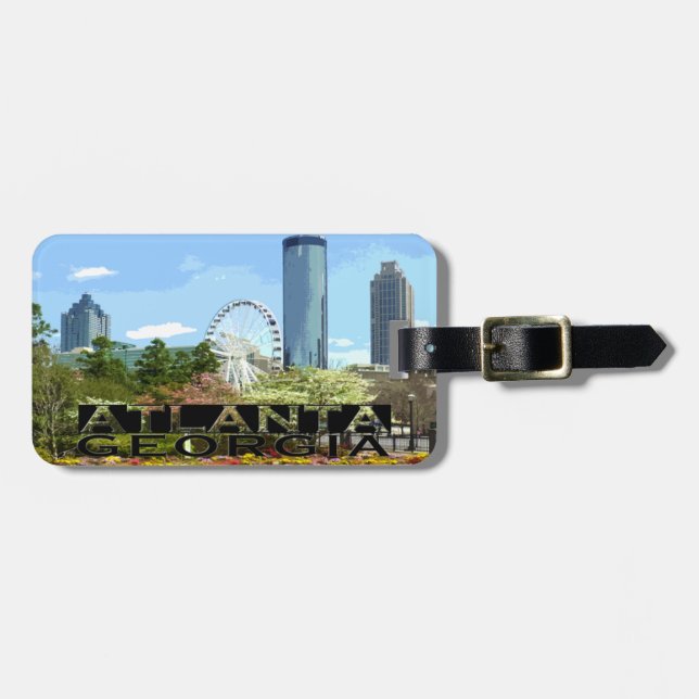 Etiqueta Para Maletas Atlanta (Frente Horizontal)