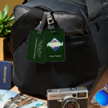 Auckland New Zealand retro skyline vintage