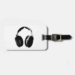 Etiqueta Para Maletas Auriculares de Pop Art