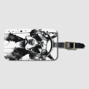 Etiqueta Para Maletas Auriculares Guay Dog Mascotas cortos Tinta blanca