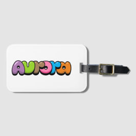 Etiqueta Para Maletas Aurora