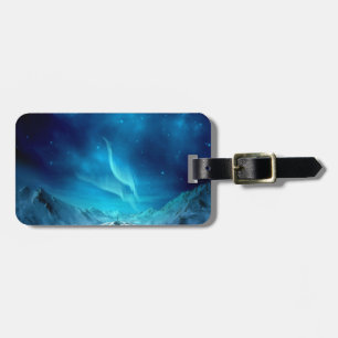 Etiqueta Para Maletas Aurora Borealis