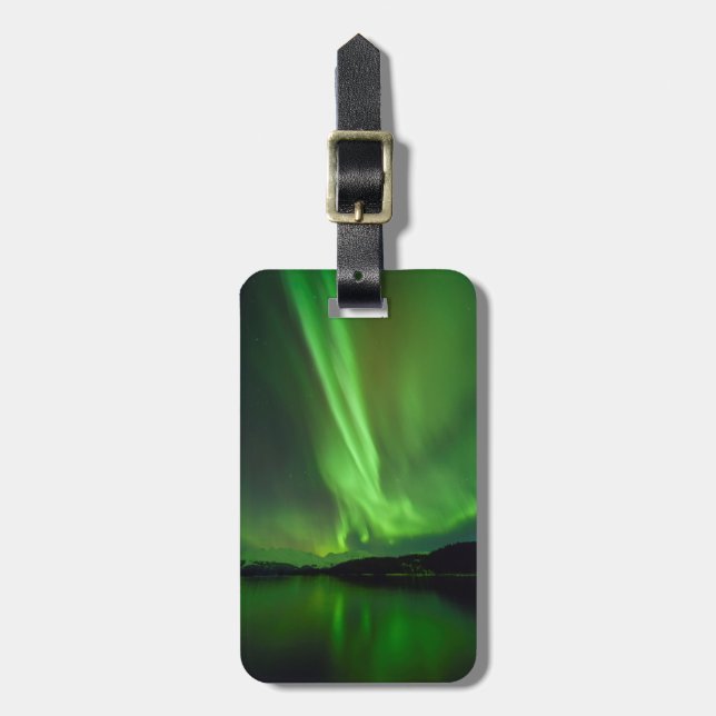 Etiqueta Para Maletas Aurora eterna (Frente Vertical)
