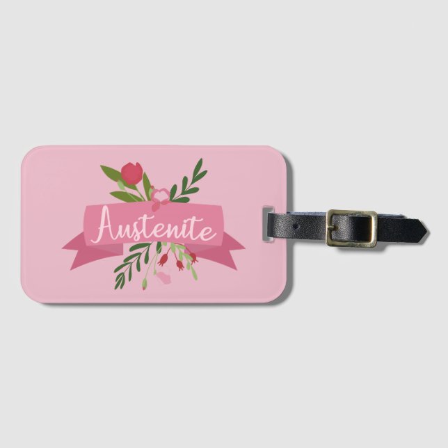 Etiqueta Para Maletas Austenita II (Anverso horizontal)