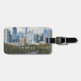 Etiqueta Para Maletas Austin Skyline