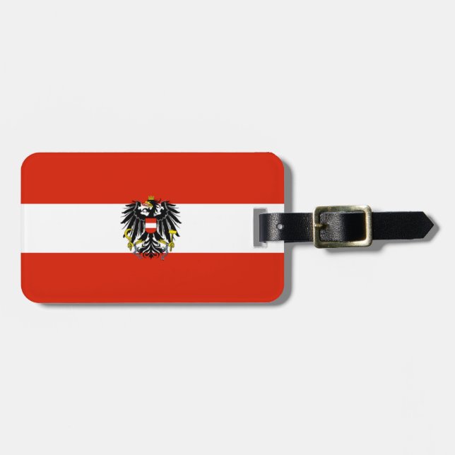 Etiqueta Para Maletas Austria (Frente Horizontal)