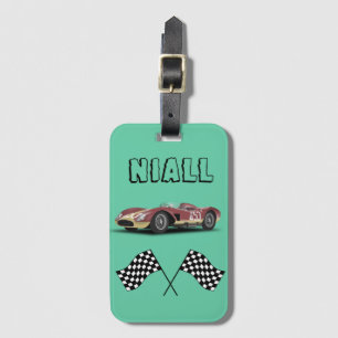 Etiqueta Para Maletas Auto deportivo personalizado