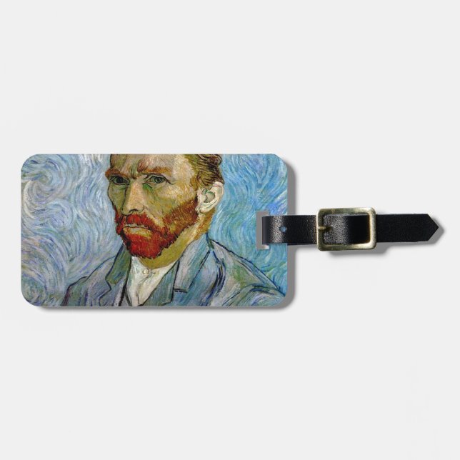Etiqueta Para Maletas Autoretrato Van Gogh (Frente Horizontal)