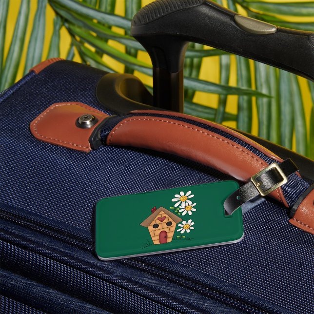 Etiqueta Para Maletas Aves Y Flores (Subido por el creador)