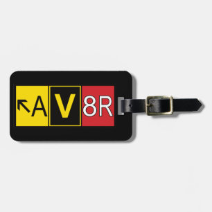 Etiqueta Para Maletas Aviador - AV8R -