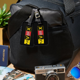 Etiqueta Para Maletas Aviatrix - AV8RX -