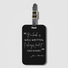 Avid Reader II - Cita de Jane Austen