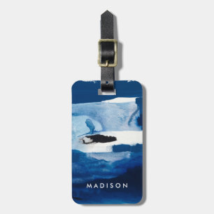 Etiqueta Para Maletas Azul Amore II