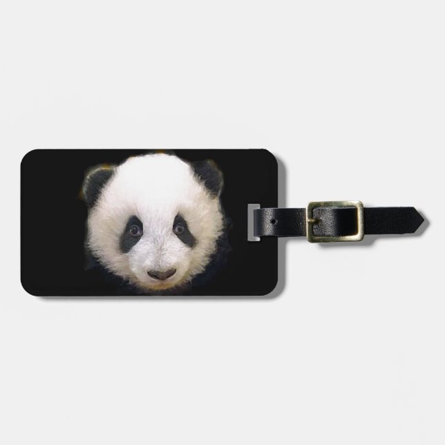 Etiqueta Para Maletas Baby Panda (Frente Horizontal)