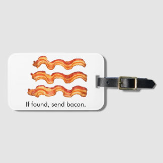 Etiqueta Para Maletas Bacon