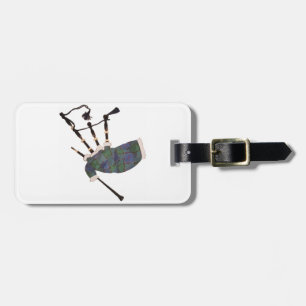 Etiqueta Para Maletas bagpipes de sebo