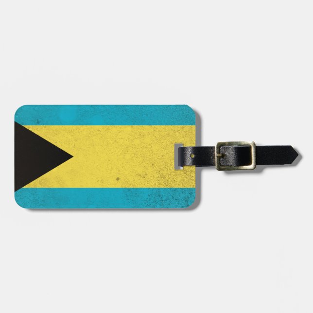 Etiqueta Para Maletas Bahamas (Frente Horizontal)