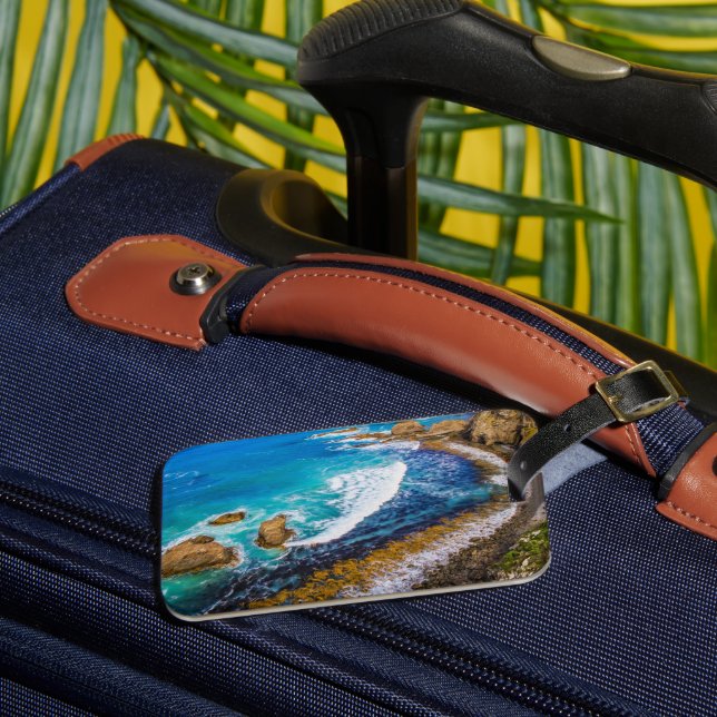 Etiqueta Para Maletas Bahía Roaring En Punto Nugget (Anverso In situ 3)