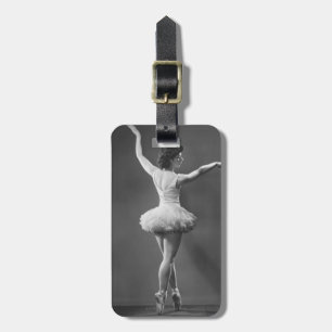 Etiqueta Para Maletas Bailarina en tutú