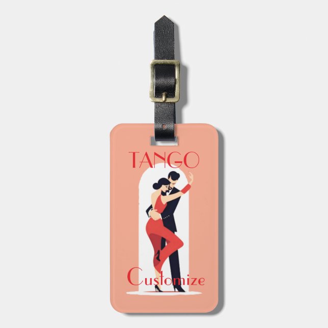 Etiqueta Para Maletas Bailarines de tango Thunder_Cove (Frente Vertical)