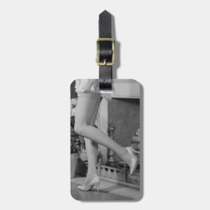 Etiqueta Para Maletas Baile de la mujer