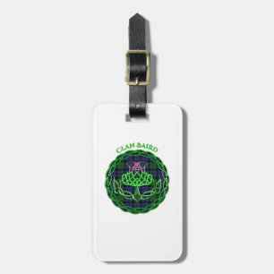 Etiqueta Para Maletas Baird Scottish Tartán Celtic Thistle