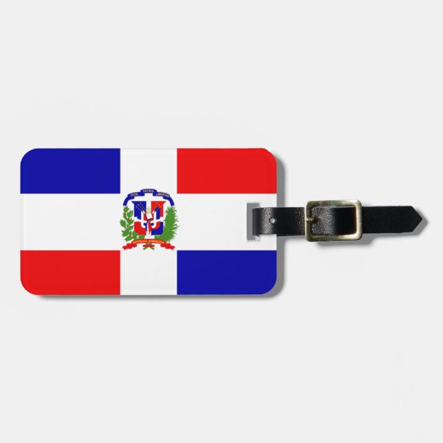 Etiqueta Para Maletas ¡Bajo costo! República Dominicana (Frente Horizontal)