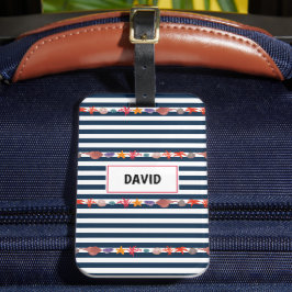 Etiqueta Para Maletas Bajo el mar