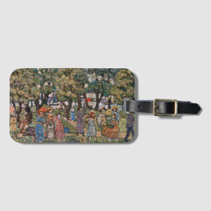 Etiqueta Para Maletas Bajo los árboles de Maurice Prendergast, Bella Art