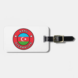 Etiqueta Para Maletas Bakú Azerbaiyán