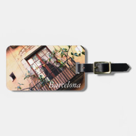 Etiqueta Para Maletas Balcón de Barcelona