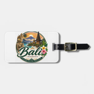 Etiqueta Para Maletas Bali, Indonesia 