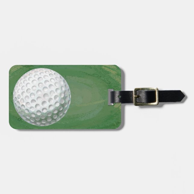 Etiqueta Para Maletas Ball de golf (Frente Horizontal)
