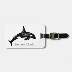 Etiqueta Para Maletas Ballena de la orca