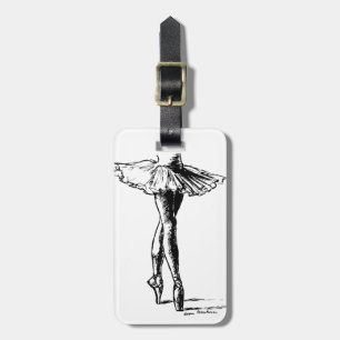 Etiqueta Para Maletas Ballet