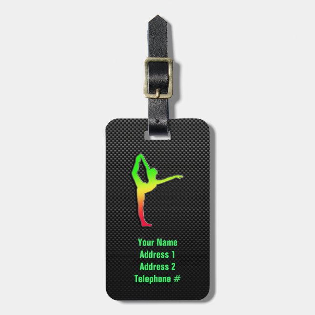 Etiqueta Para Maletas Ballet Sleek (Frente Vertical)