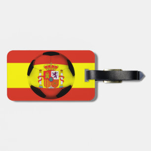 Etiqueta Para Maletas Balón de fútbol de España