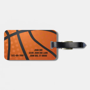 Etiqueta Para Maletas Baloncesto