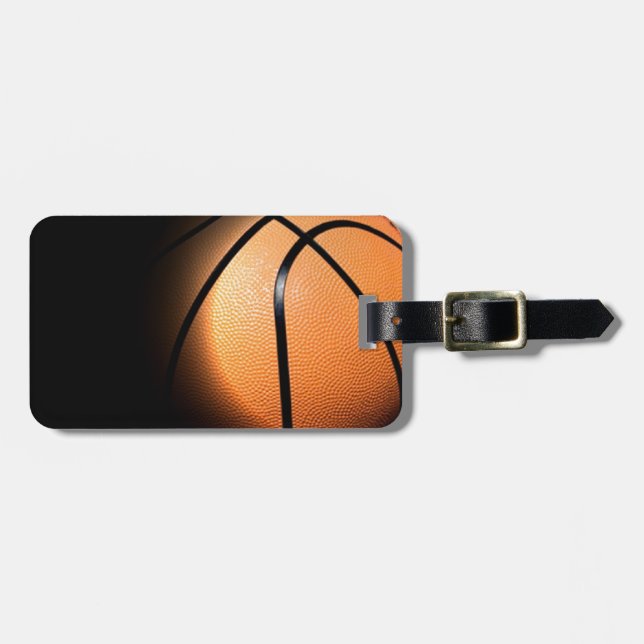Etiqueta Para Maletas Baloncesto (Frente Horizontal)