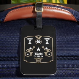 Etiqueta Para Maletas Baloncesto adaptable para discapacitados