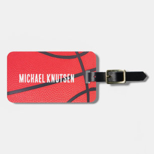 Etiqueta Para Maletas Baloncesto personalizado