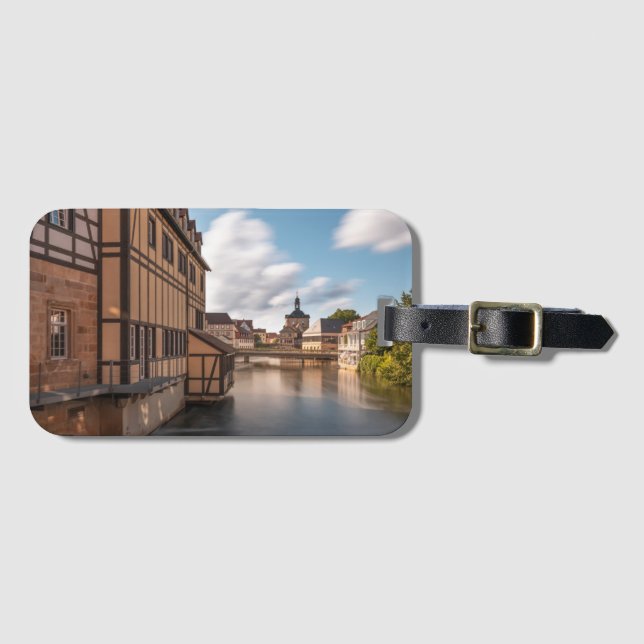 Etiqueta Para Maletas Bamberg Alemania (Anverso horizontal)