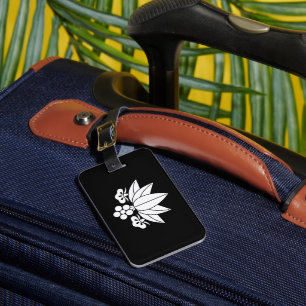 Etiqueta Para Maletas Bambú de pino al estilo gentiano